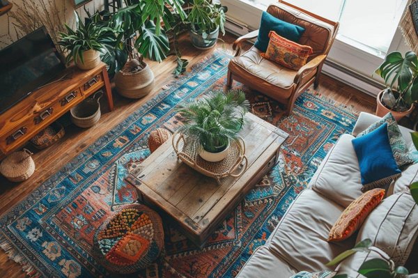 Come creare un'atmosfera boho chic nel proprio salotto con un budget limitato?